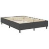 Cama Box Spring Tela Gris Oscuro 180x200 Cm