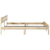 Estructura De Cama De Madera Maciza De Mango 200 Cm Marrón