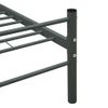 Estructura De Cama De Metal Gris 200x200 Cm