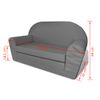 Sillón Flip-out Para Niños Gris