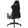 Silla De Gaming Con Reposapiés Cuero Sintético Negro Y Dorado Multicolor