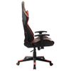 Silla De Gaming De Cuero Sintético Negro Y Naranja Multicolor