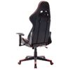 Silla De Gaming De Cuero Sintético Negro Y Rojo Multicolor