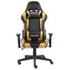 Silla Gaming Giratoria Pvc Dorado