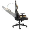 Silla Gaming Giratoria Pvc Dorado