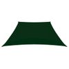 Toldo De Vela Tela Oxford Trapecio Verde Oscuro 2/4x3 M