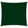 Toldo De Vela Cuadrado De Tela Oxford Verde Oscuro 4,5x4,5 M
