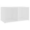 Muebles Para Tv 2 Uds Madera De Ingeniería Blanco 72x35x36,5 Cm