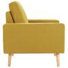 Sillón De Tela Amarillo