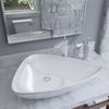 Lavabo De Cerámica Triangular Blanco 645x455x115 Mm