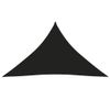 Toldo De Vela Triangular Tela Oxford Negro 3,5x3,5x4,9 M