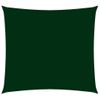 Toldo De Vela Cuadrado Tela Oxford Verde Oscuro 3,6x3,6 M