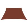 Toldo De Vela Trapezoidal De Tela Oxford Terracota 3/5x4 M Marrón