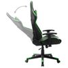 Silla De Gaming De Cuero Sintético Negro Y Verde Multicolor