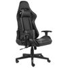 Silla Gaming Giratoria Pvc Gris