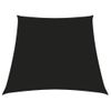 Toldo De Vela Trapezoidal De Tela Oxford Negro 3/4x3 M