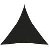 Toldo De Vela Triangular Tela Oxford Negro 4x4x4 M