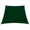 Toldo De Vela Trapezoidal De Tela Oxford Verde Oscuro 3/5x4 M