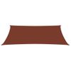 Toldo De Vela Rectangular Tela Oxford Terracota 2x5 M Naranja