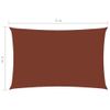 Toldo De Vela Rectangular Tela Oxford Terracota 2x5 M Naranja