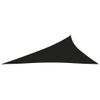 Toldo De Vela Triangular De Tela Oxford Negro 4x5x6,4 M