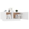 Mueble Para Tv Madera Contrachapada Blanco 100x35x40 Cm