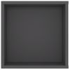 Mueble De Pared Para Tv Madera Contrachapada Gris 102x35x35 Cm