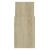 Armario Auxiliar Madera Contrachapada Roble Sonoma 60x26x60 Cm Marrón