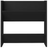 Zapateros De Pared 4 Uds Madera Contrachapada Negro 60x18x60 Cm