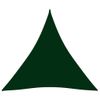 Toldo De Vela Triangular Tela Oxford Verde Oscuro 4x4x4 M