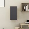 Mueble Para Tv De Madera Contrachapada Gris 30,5x30x60 Cm