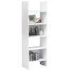 Estantería Librería Madera Contrachapada Blanco 60x35x180 Cm