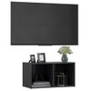 Mueble Para Tv Madera Contrachapada Gris 72x35x36,5 Cm