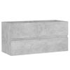 Armario Para Lavabo Contrachapada Gris Hormigón 90x38,5x45 Cm