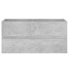 Armario Para Lavabo Contrachapada Gris Hormigón 90x38,5x45 Cm