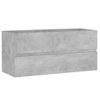 Armario Para Lavabo Contrachapada Gris Hormigón 100x38,5x45 Cm