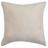 Fundas De Cojín 4 Uds 40x40cm Poliéster Gamuza Beige