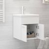 Armario Para Lavabo Madera Contrachapada Blanco 41x38,5x46 Cm