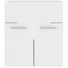 Armario Para Lavabo Contrachapada Blanco Roble 41x38,5x46 Cm