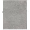 Armario Para Lavabo Contrachapada Gris Hormigón 90x38,5x46 Cm