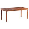 Mesa De Comedor De Madera Maciza De Sheesham 180x90x76 Cm Marrón