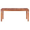 Mesa De Comedor De Madera Maciza De Sheesham 180x90x76 Cm Marrón