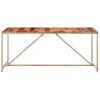 Mesa De Comedor De Madera Maciza De Sheesham 180x90x76 Cm Marrón