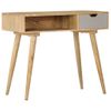 Mesa Consola De Madera Maciza De Mango 89x44x76 Cm Marrón