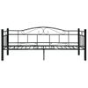 Estructura De Cama De Metal Negro 90x200 Cm