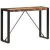 Mesa Consola De Madera Maciza Reciclada 110x35x76 Cm Marrón