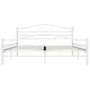 Estructura De Cama De Metal Blanco 200x200 Cm