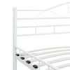 Estructura De Cama De Metal Blanco 200x200 Cm