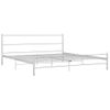 Estructura De Cama De Metal Blanco 200x200 Cm