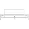 Estructura De Cama De Metal Blanco 200x200 Cm